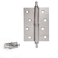 Петля л. 100*70-F-В-Steel-CR-L Apecs (с шишкой) арт.00017417 Петля л. 100*70-F-В-Steel-CR-L Apecs (с шишкой) арт.00017417