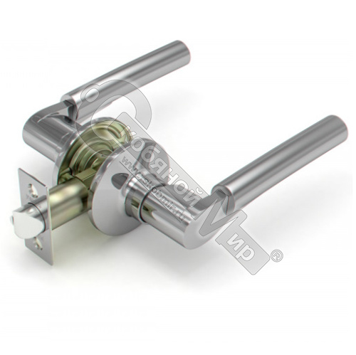 Ручка межкомн.Латунина 6933 СР/PS полиров.хром