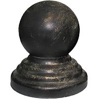 Заглушка с шаром штампованная круглая 110х100 мм d 95 китай Заглушка с шаром штампованная круглая 110х100 мм d 95 китай