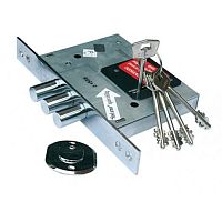 Замок врезной сувальдный 257/L никель ТЕХ.упак. 5 кл. 00025233/40323 Замок врезной сувальдный 257/L никель ТЕХ.упак. 5 кл. 00025233/40323