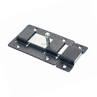 Задвижка дверная ЗД-02, полимер серебро /20/ Задвижка дверная ЗД-02, полимер серебро /20/