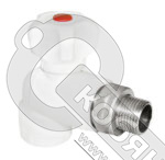 Шаровой кран для радиатора прямой 20х1/2" 03638 AQuapipe 60/10 фото 2 Шаровой кран для радиатора прямой 20х1/2" 03638 AQuapipe 60/10 фото 2