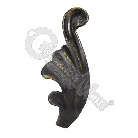 Лист штампованный левый 115х45х1,2 мм СП Лист штампованный левый 115х45х1,2 мм СП