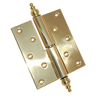 Петля карточная П-200 левая латунь 