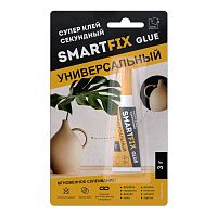 Супер-клей универсальный A.D.M. 3 г, блистер, SmartFix GLUE, /100/, GHS301B Супер-клей универсальный A.D.M. 3 г, блистер, SmartFix GLUE, /100/, GHS301B