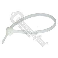 Хомут-стяжка, нейлон, белый 4,5х300 /100/ Хомут-стяжка, нейлон, белый 4,5х300 /100/