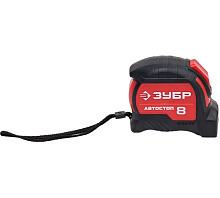 Рулетка 8 м / 25 мм, с автостопом, ЗУБР, 34052-08-25_z01 Рулетка 8 м / 25 мм, с автостопом, ЗУБР, 34052-08-25_z01