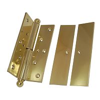 Петля П-150.00Н левая латунь с накладкой Петля П-150.00Н левая латунь с накладкой