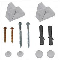 Крепеж для унитаза, 70х6 мм угловой, 8001 Крепеж для унитаза, 70х6 мм угловой, 8001