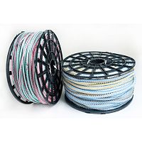 Шнур вязаный полипропиленовый d=25 мм, цветной Шнур вязаный полипропиленовый d=25 мм, цветной