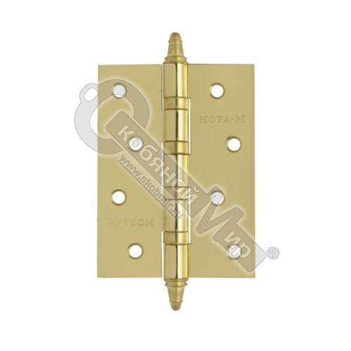 Петля сталь 610-5 мат.латунь левая 10621