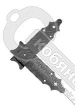 Уголок фигурный кованый 200х200х50 мм, черный, Кострома фото 2 Уголок фигурный кованый 200х200х50 мм, черный, Кострома фото 2