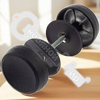 Ручка-кнопка РК -1 черный муар (30)