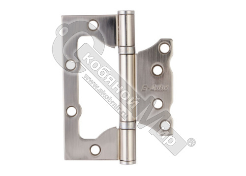 Петля неврезная S-Locked B-100*75*2,5 -SN сатин (20/100) 120322 Петля неврезная S-Locked B-100*75*2,5 -SN сатин (20/100) 120322