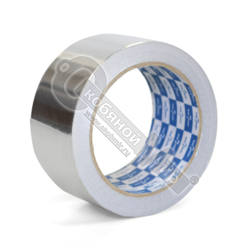 Алюминиевая клейкая лента 50 мм х 50м х 50 мк, без индивид. упаковки, 116 450,  50/550***