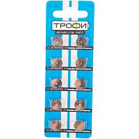 Батарейка Трофи таблетка маленькая G12(386) LR1142, LR43 (1 шт.), *** Батарейка Трофи таблетка маленькая G12(386) LR1142, LR43 (1 шт.), ***