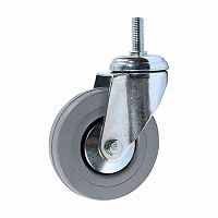 Колесо промыш. поворотное с болтом, 100х25 мм SCtg42, сер. резина, нагрузка 75 кг, 936100 Колесо промыш. поворотное с болтом, 100х25 мм SCtg42, сер. резина, нагрузка 75 кг, 936100