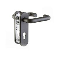 Комплект ручек для противопож. дверей СН19 черный /032415/ SP1MA black (1919) Комплект ручек для противопож. дверей СН19 черный /032415/ SP1MA black (1919)