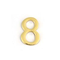 Цифра дверная Apecs DN-01-8-Z-G золото, 00019006 Цифра дверная Apecs DN-01-8-Z-G золото, 00019006