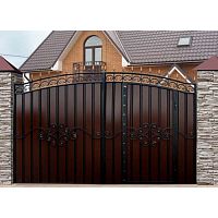 Ворота "МПА арочные со встроенной калитк. 3.42*2.35 Ворота "МПА арочные со встроенной калитк. 3.42*2.35