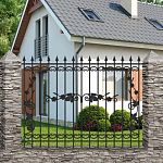 Секция забора 2,8х1,8 м с лозой штампованной ОСТ 15-02*** Секция забора 2,8х1,8 м с лозой штампованной ОСТ 15-02***