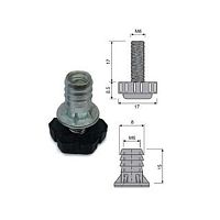 Опора регулируемая M6 13,0 мм, PL-05 /10/, 120405 / 12066 Опора регулируемая M6 13,0 мм, PL-05 /10/, 120405 / 12066
