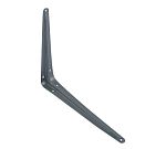 Уголок-кронштейн для полок 250х200 мм, серый, 5575*** Уголок-кронштейн для полок 250х200 мм, серый, 5575***