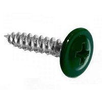 Саморез с прессшайбой, острый RAL6005 4,2х25 зеленый /500/ Саморез с прессшайбой, острый RAL6005 4,2х25 зеленый /500/