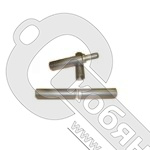 Петля каплевидная с подшипником, 20х160 мм, TACIT (10х5) /50/ фото 2 Петля каплевидная с подшипником, 20х160 мм, TACIT (10х5) /50/ фото 2