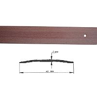 Порог АЛ-125-С 1,35м АКАЦИЯ , Стык алюминевый, 40 мм Порог АЛ-125-С 1,35м АКАЦИЯ , Стык алюминевый, 40 мм