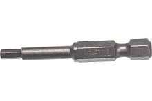 Бита 3х50 мм, торсионная/обточенная, кованная, Cr-Mo сталь,тип хвост. E 1/4", KRAFTOOL, 26127-3-50-2 Бита 3х50 мм, торсионная/обточенная, кованная, Cr-Mo сталь,тип хвост. E 1/4", KRAFTOOL, 26127-3-50-2