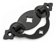 Ручка мебельная Классика НОЭЗ РГ-105-SL черный матовый ,30077 Ручка мебельная Классика НОЭЗ РГ-105-SL черный матовый ,30077