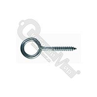 Шуруп крюк-кольцо, цинк 4х30 /50/ Шуруп крюк-кольцо, цинк 4х30 /50/