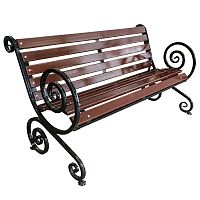 Скамейка "Французская лоза большой вензель" 1.5 м Скамейка "Французская лоза большой вензель" 1.5 м