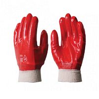 Перчатки маслобензостойкие обливные "Гранат",  PSV025P, 12424 Перчатки маслобензостойкие обливные "Гранат",  PSV025P, 12424