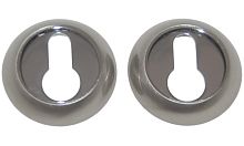 Накладка на евроцилиндр MORELLI,МН-КН SN/CP бел.ник/хром Накладка на евроцилиндр MORELLI,МН-КН SN/CP бел.ник/хром