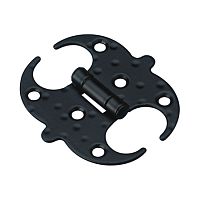 Петля накладная 553-125х125х2 мм, черный, Amig,  12629*** Петля накладная 553-125х125х2 мм, черный, Amig,  12629***