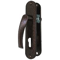 Ручка на планке РДП-2-023-85Ц-АМ-антик медь,цилиндр /15/