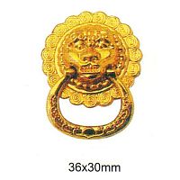 Ручка для шкатул. ЛЕВ, А-055, 36х30mm,цвет:золото (KL2-8-4) Ручка для шкатул. ЛЕВ, А-055, 36х30mm,цвет:золото (KL2-8-4)