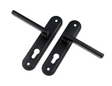 Ручки на планке  S-Locked 155-224  BL  черный матовый 122437 (20) Ручки на планке  S-Locked 155-224  BL  черный матовый 122437 (20)