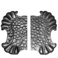 Накладка на замок пара 270х160х3 мм 10450-451 *** Накладка на замок пара 270х160х3 мм 10450-451 ***