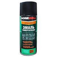 Эмаль-аэрозоль универсальная, черный глянцевый (0,27 кг), DONEWELL, DW-1002 Эмаль-аэрозоль универсальная, черный глянцевый (0,27 кг), DONEWELL, DW-1002