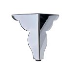 Опора мебельная BRASS резная, глянцевый хром, КАХ-4624-0123-А01*** Опора мебельная BRASS резная, глянцевый хром, КАХ-4624-0123-А01***
