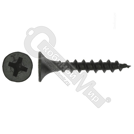 Саморез потай, гипсокартон-дерево, оксид. Крупный шаг 3,5х41 (1кг) Саморез потай, гипсокартон-дерево, оксид. Крупный шаг 3,5х41 (1кг)