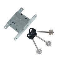 Замок врезной САМ 8-4-1Т цинк, 075401 Замок врезной САМ 8-4-1Т цинк, 075401