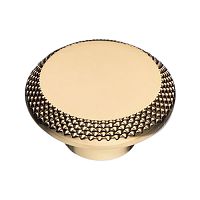 Ручка кнопка современная классика глянцевое золото BRASS, 4102002MP11 Ручка кнопка современная классика глянцевое золото BRASS, 4102002MP11