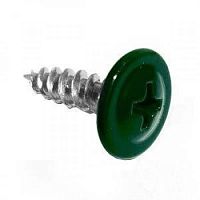 Саморез с прессшайбой, острый RAL6005 4,2х16 зеленый /500/ Саморез с прессшайбой, острый RAL6005 4,2х16 зеленый /500/