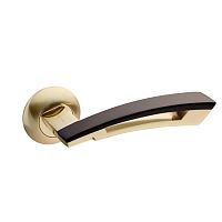 Ручки раздельные Apecs Premier Н-0599-А-GM/BW мат.золото/тем.дерево Ручки раздельные Apecs Premier Н-0599-А-GM/BW мат.золото/тем.дерево