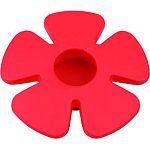 435025ST09 Ручка кнопка детская,цветок красный BRASS 435025ST09 Ручка кнопка детская,цветок красный BRASS