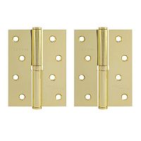 Петля сталь 750-4 латунь левая 10587 Петля сталь 750-4 латунь левая 10587